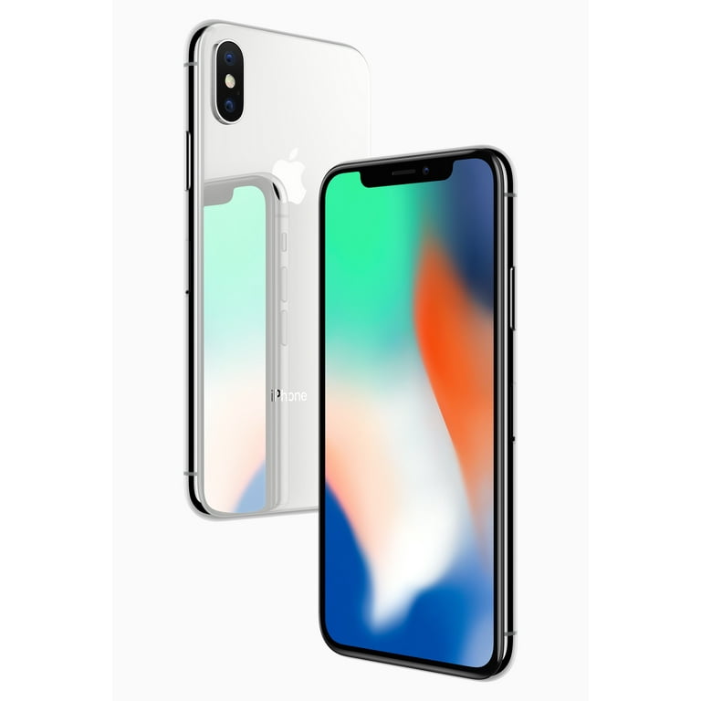 Restored Apple iPhone X 256GB, Silver - Locked AT&T (Refurbished