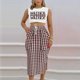 thumbnail image 2 of Traje de dos piezas informal de moda con cintura deportiva y estampado floral de verano para mujer Wmkox8yi  bvn633, 2 of 9