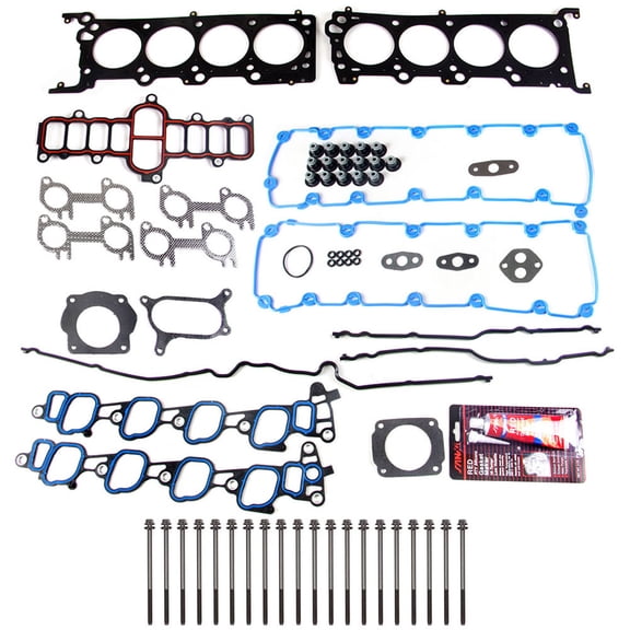 ECCPP Engine Replacement Head Gasket Bolts Sets Compatible with 1999 for Ford for F-150 2-Door 5.4L Lariat Standard Cab Pickup