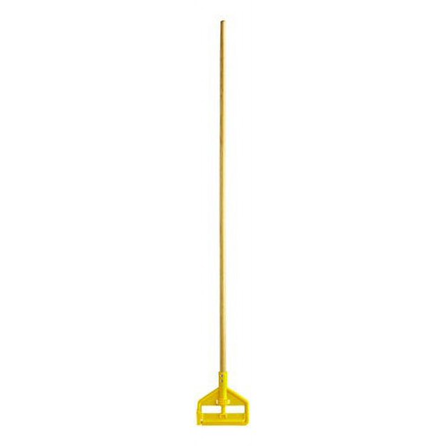 Rubbermaid Commercial Products, Industrial Grade - Wooden Wet Mop Holder Handle Stick for Floor Cleaning Heavy Duty, 60 Inch (FGH116000000)
