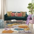 thumbnail image 5 of Nourison Allur Modern Floral Ivory Multicolor 5'3" x 7'3" Area Rug, (5' x 7'), 5 of 10