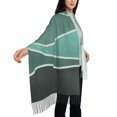 thumbnail image 3 of Women's Fashion Tassel Scarf, Mountains Wall Print Boho Art Long Shawl, Lightweight and Warm, 3 of 9