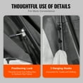 thumbnail image 6 of VEVOR Hot Tub Cover Lift, Spa Cover Lift, Hydraulic, Width 69" - 96.5" Adjustable, Installed on Both Sides at the Top, Suitable for Various Sizes of Rectangular Bathtubs, Hot Tubs, Spa, 6 of 10