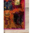 thumbnail image 4 of Unique Loom 3128175 Tapis Rectangulaire 4 x 6 Pi. Lierre Jardin, Multi Couleur, 4 of 4