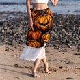 thumbnail image 6 of Pumpkin Stylish Chiffon Beach Dress with Polyester Straps - for the Beach, 6 of 6