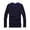 #01-Blue, variant on Menโs Slim Fit Fleece V-Neck Long Sleeve T-Shirt โ Lightweight Thermal Base Layer โ Stretchy Soft Casual Tee Top