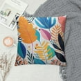 thumbnail image 2 of Tropical Palm Leaf Pillow Covers Tropical Flowers Throw Pillow Covers Abstract Art Outdoors Decorative Cushion Case for Bed Couch Sofa Home, 2 of 5