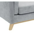 thumbnail image 4 of Chenille Fabric Sofas and Couches 72 Inches Long, Modern Couch Tufted Back Sofa, Armrest and Wooden Legs for Living Room, Apartment, Bedroom (Gray), 4 of 7