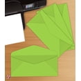 thumbnail image 4 of Lime Green Bright Color #10 Envelopes - Great for Mailing Letters, Business Memos, Invitations, Invoices, Bills | 4 1/8" x 9 1/2" | 50 Envelopes, 4 of 5