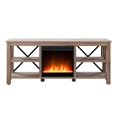 thumbnail image 4 of Henn&Hart 58" Gray Oak/Metal TV Stand, 4 of 11