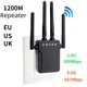 thumbnail image 5 of Repetidor inalámbrico de 1200 m, amplificador de señal wifi para EE. UU., UE y Reino Unido, puerto de red dual, extensor de banda dual de CA, 5 of 5