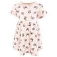 thumbnail image 4 of Touched by Nature Girls Organic Cotton Short-Sleeve Dresses, Soft Wildflower, 12-18 Months, 4 of 4