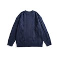 thumbnail image 2 of Gibobby Suéter para mujer, Sueter para Mujer Casual Sweater Dama Ligero Cuello Redondo Invierno Blusa Manga Larga Multilooks Elegante o Casual(Marina,CH), 2 of 4