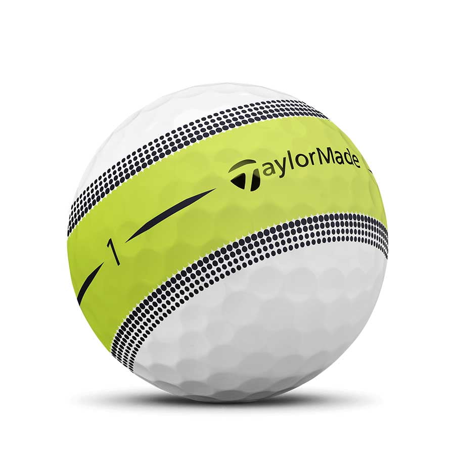 TaylorMade Tour Response Stripe Golf Balls, 12pk, Enhanced