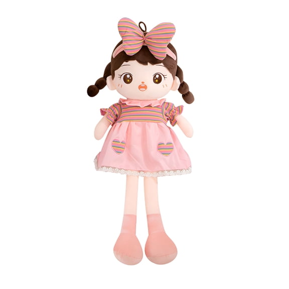 BESTSKY Soft Baby Doll,Plush Rag Dolls for 2 Year Old Girls,Toddler & Infants,Washable & Sensory Fabric Body,Girls Plush Rag Doll,Toddler Girl Baby Doll,Soft Doll