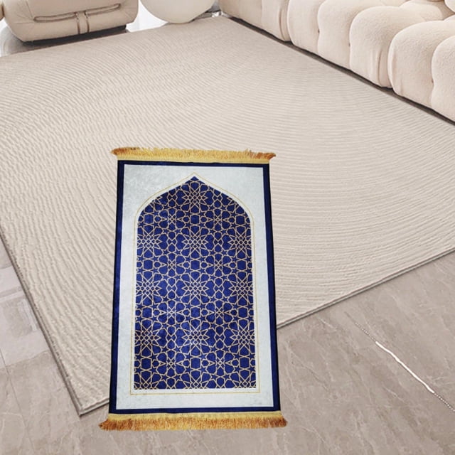 Elodie Muslim Prayer Rug Multifunction Soft Prayer Mat for Bedroom Travel Men Women B