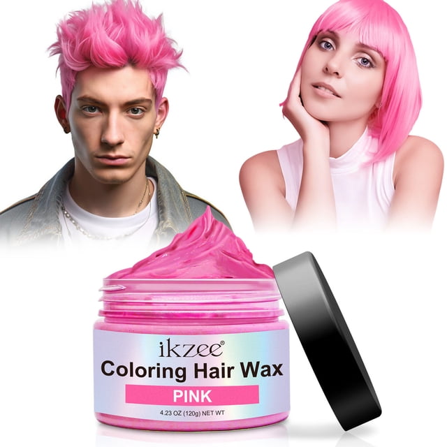 Heliisoer Hair Coloring Wax, Color Wax Pomades Natural Hair Coloring Wax Cosplay