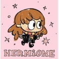 thumbnail image 2 of Junior's Harry Potter Hermione Starry Cartoon  Graphic Tee Light Pink Large, 2 of 3
