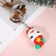 thumbnail image 1 of LLavero de Papá Noel de Navidad, muñeco de nieve, campana, bolsa, llavero de coche, accesorio, regalo de Festival, 1 of 4