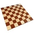 thumbnail image 1 of Zelus Borderless Tournament Chess Board with Inlaid Mahogany Wood, Large 18 x 18 Inch, Board Only, 1 of 4