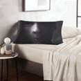 thumbnail image 6 of Picia Mystical Masked Figure Monochrome Pattern Plush Pillow Case – Soft and Cozy Cushion Cover, Hypoallergenic Throw Pillow Case for Home Decor-14"x20", 6 of 6