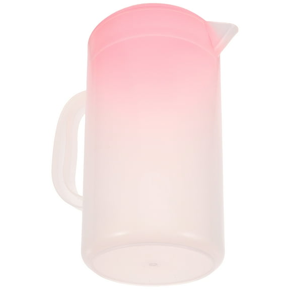 IMIKEYA Back to School Juice Pitcher Pink Plastic 1Pcs 9x5in