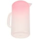 thumbnail image 3 of Recipiente para bebidas de gran capacidad, resistente al calor, jarra de agua fría, jarra de plástico para jugo, tetera doméstica con tapa (rosa), 3 of 6