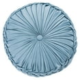 thumbnail image 4 of SAFAVIEH Leila Solid Pillow, 18" x 18", Stone Blue, 4 of 6