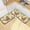 Cartoon Butterfly and Daisy Petals, variant on Dailycode 2 Pcs Kitchen Rug Set Non Slip Absorbent Soft Floor Mats for Kitchen Bathroom Cartoon Butterfly and Daisy Petals 19.7"x27.6"+19.7"x47.2"