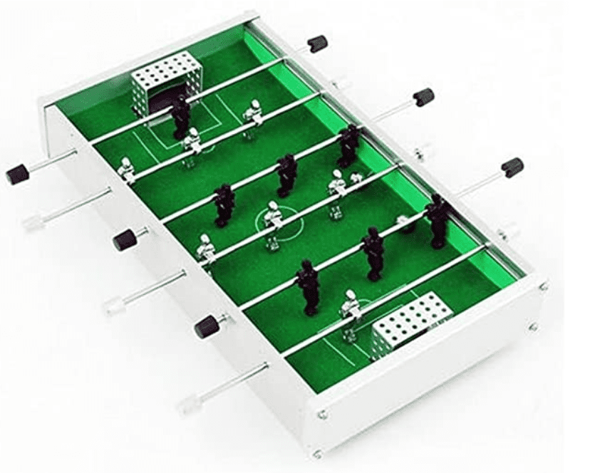 BIGTREE Mini Foosball Soccer Football Tabletop Family Fun Home Arcade Game, 9″