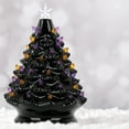 thumbnail image 2 of Christmas Mini Ceramic Tree Festive Christmas Tree Décor Vintage Desktop Decoration Winter Tree Holidays Party Supplies, 2 of 5