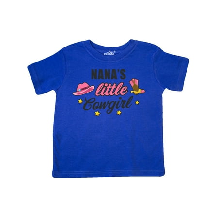 

Inktastic Nanas Little Cowgirl with Cowgirl Hat and Boots Gift Toddler Toddler Girl T-Shirt