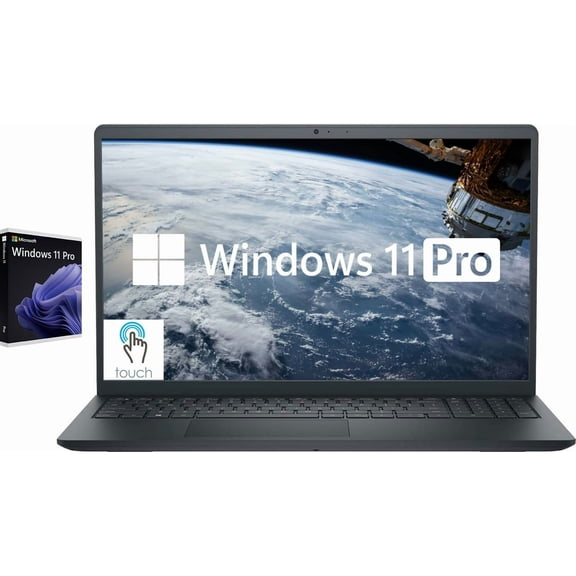 Dell Inspiron 15 3535 Touchscreen Laptop for Business, 15.6" FHD Touch Display, AMD Ryzen 5 7530U, 32GB RAM, 1TB SSD, Windows 11 Pro, Wi-Fi 6
