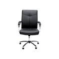 thumbnail image 4 of OFM Essentials E1003 - Chair - executive - armrests - L-shaped - tilt - swivel - SofThread leather - black, 4 of 15