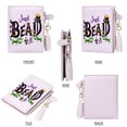 Classic Women Zipper Wallet Retro Pattern Long Wallet Soft PU Leather ...