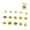 1, variant on Leaves PET Sticker Removable Waterproof Decorative Sticker Label for Scrapbooking Notebook Journal Phone Case Laptop