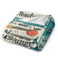 thumbnail image 4 of Teacher Appreciation Blanket Throw - Gift for Women, Birthday, Retirement, Teachers Day 60x50, 4 of 6