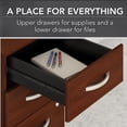 thumbnail image 4 of Studio C 3 Drawer Mobile File Cabinet in Hansen Cherry - Engineered Wood, 4 of 6