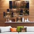 thumbnail image 3 of Dark First Snow Forest Photo - Modern Forest Canvas Art, 3 of 4