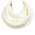 thumbnail image 3 of Wrapables® Trendy Winter Warm Knit Infinity Scarf, White, 3 of 4