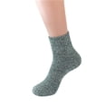 thumbnail image 1 of Socks Winter Solid Color Knitting Plush Warm Socks Home Socks Thickened Cold Proof Socks Sports Socks, 1 of 2