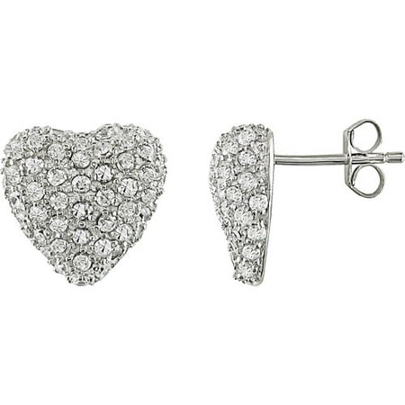 3-1/3 Ct. Tw Heart Shape Cz Sterling Sil