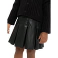thumbnail image 2 of Wonder Nation Toddler Girls Cardigan Sweater with Faux Fur Collar, Lightweight, Sizes 12M-5T, 2 of 7