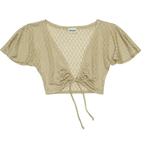Juniors Flutter Sleeve Shrug