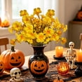 thumbnail image 4 of Rwvbm Silk and Plastic Artificial Fall Flowers Bouquet, Realistic Multicolor Faux Floral for Halloween Thanksgiving Decor, Vase Filler Ornament, 4 of 7
