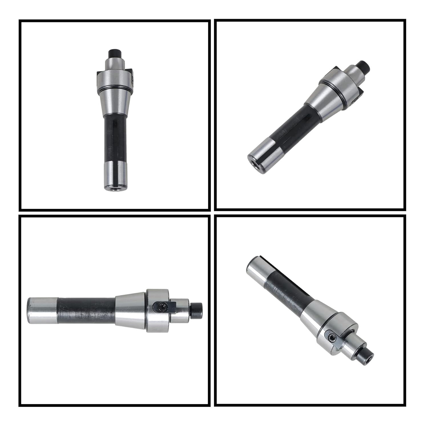 R8 FMB22 Milling Handle 400R 50MM CNC End Milling Cutter Suitable for Plate Cutting and Milling Machine Workpiece Finishing with T15 Wrench and 4 Pieces APMT1604 Carbide Inserts