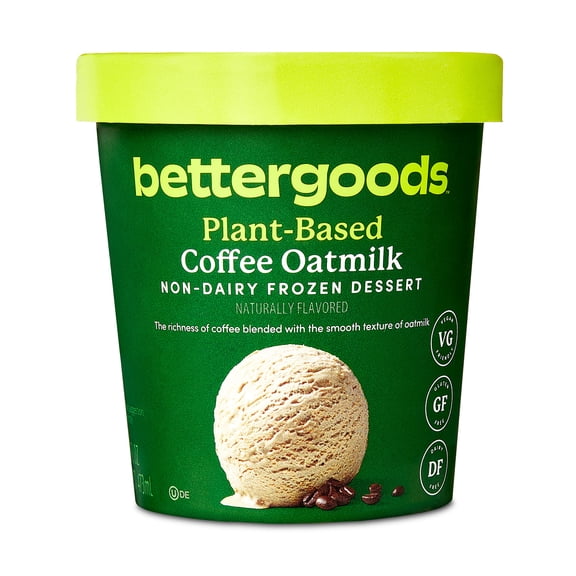 bettergoods Plant-Based Coffee Oat Milk Non-Dairy Frozen Dessert, 16 fl oz
