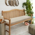 thumbnail image 3 of Magpie Patio Bench Cushion Cover 48x18x3 Inch, NO Insert! Water Resistant UV Protection Outdoor Swing Loveseat Replacement Cover with Zipper-Beige, 3 of 6