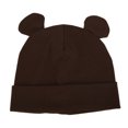 thumbnail image 1 of Toddler Hat, Warm Soft Baby Hat  For Winter For Autumn Brown, 1 of 8