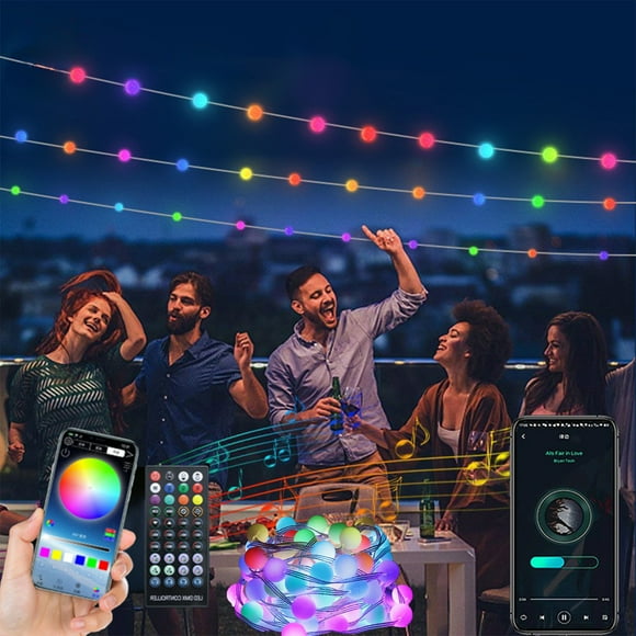Matoen12 Smart LED Strip Lights Smart Leather Line Bar Colors with App Control and Music Sync LED Lights for Bedroom Kitchen TV Party